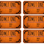 Free Printable Admission Ticket Template Free Printable