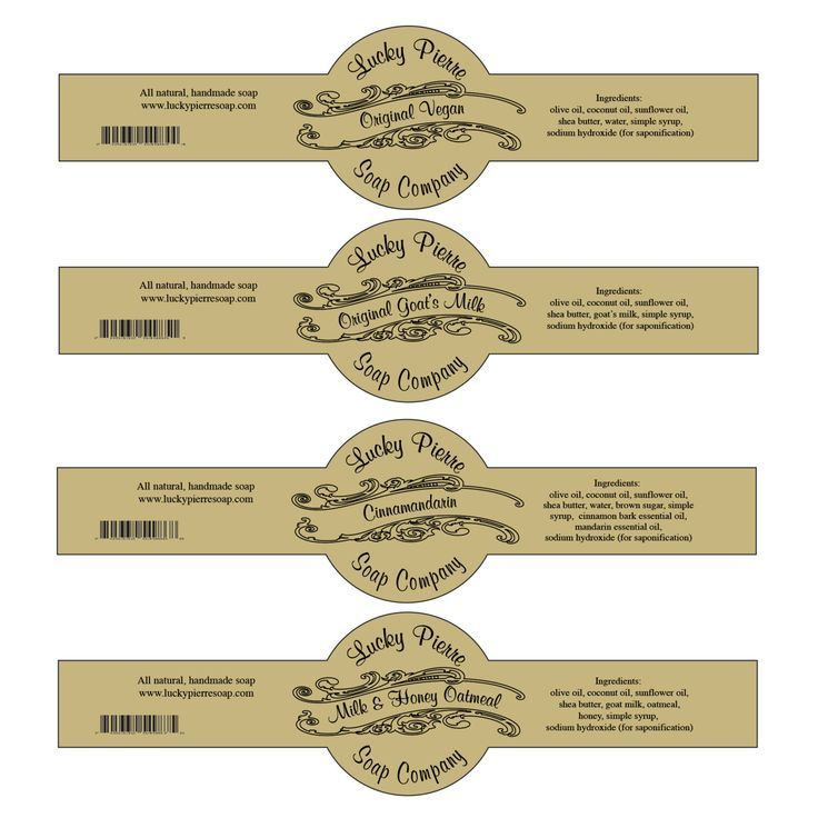 Free Printable Cigar Band Soap Label Template Printable Label 