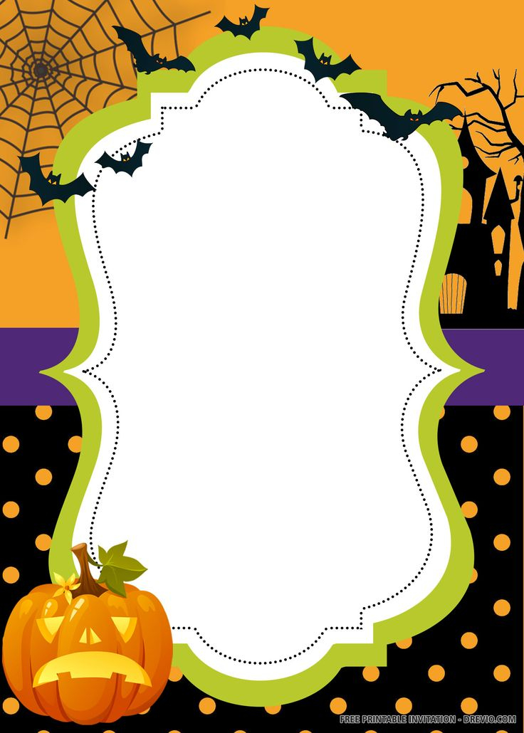 Free Printable Halloween Invitation Templates Free Printable 