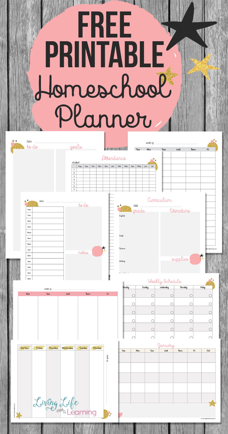 Free Printable Homeschool Planner