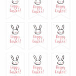 Free Printable Hoppy Easter Gift Tags Hoppy Easter Gift Tag Easter