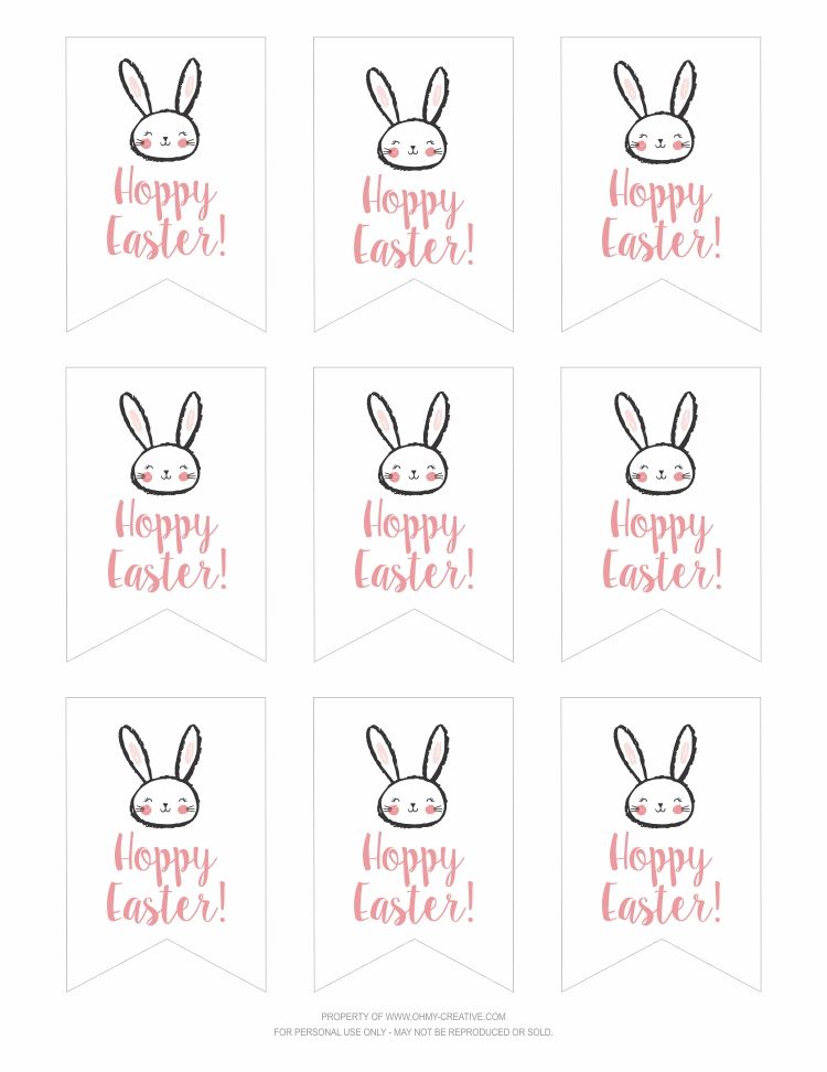 Free Printable Hoppy Easter Gift Tags Hoppy Easter Gift Tag Easter 