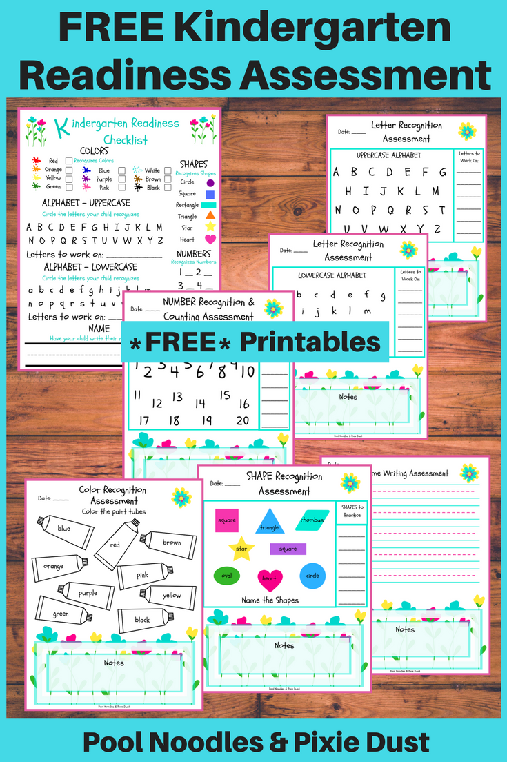 Free Printable Kindergarten Readiness Assessment Money Saving Mom 