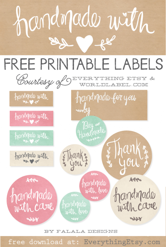 Free Printable Knit Gift Labels EverythingEtsy