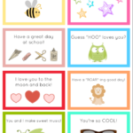 Free Printable Lunchbox Notes Make Life Lovely