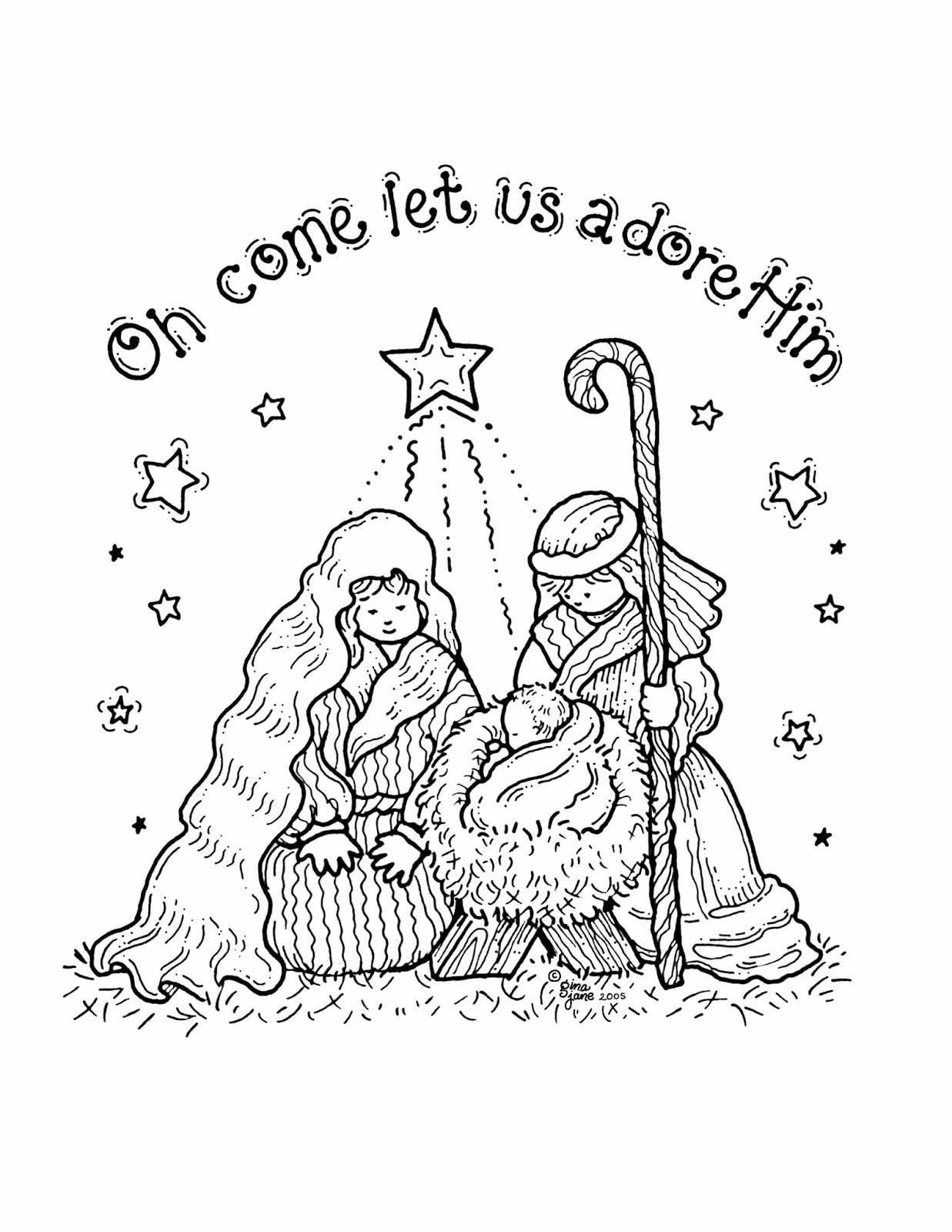 Free Printable Nativity Coloring Pages For Kids Best Coloring Pages 