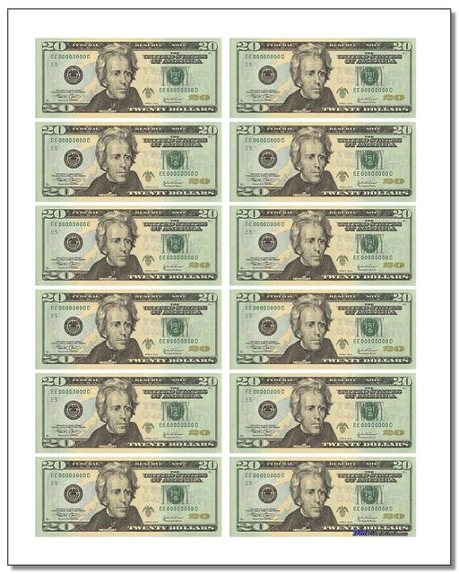 Free Printable Play Money That Are Refreshing Russell Website