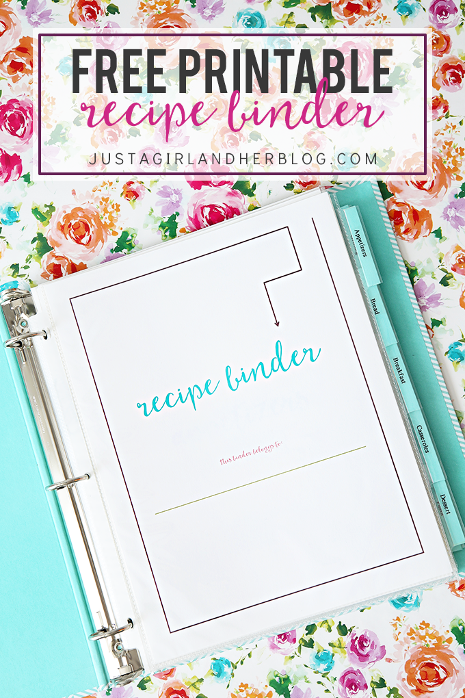 FREE Printable Recipe Binder Recipe Cards Printable Free Food 