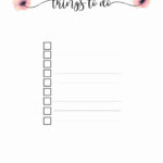 FREE Printable To Do List Print Or Use Online Access From Anywhere