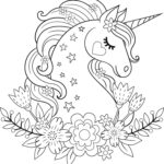 Free Unicorn Coloring Pages To Download PDF VerbNow