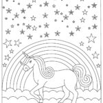 Free Unicorn Coloring Pages To Download Printable PDF VerbNow