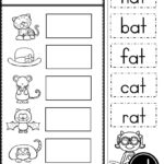 FREE Word Family AT Practice Printables And Activities Kindergarten