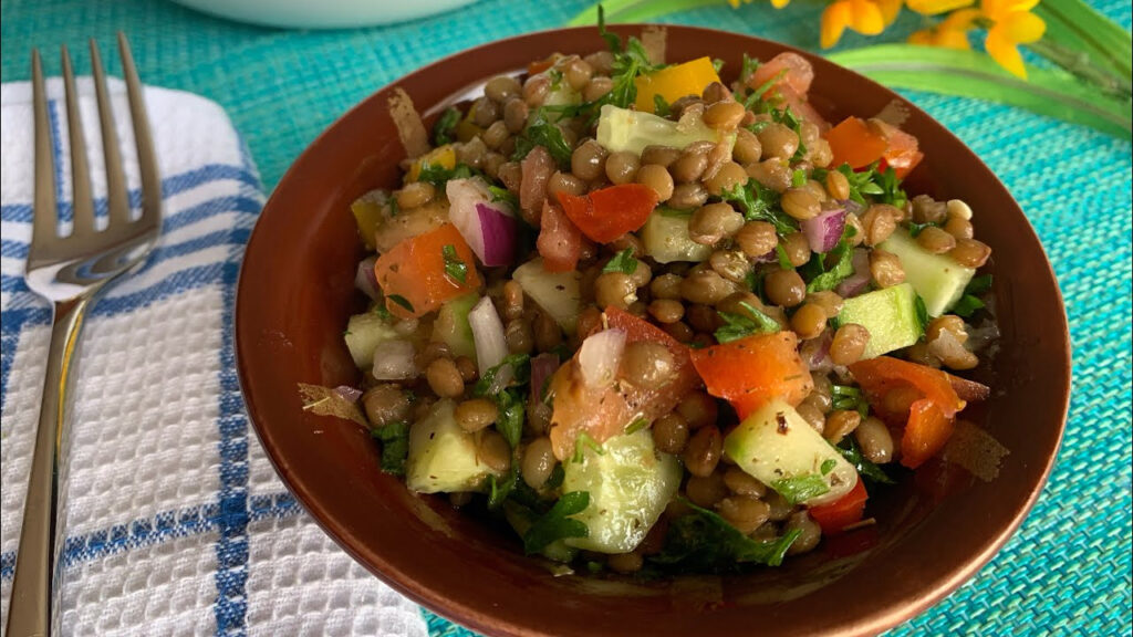 High Protein Mediterranean Lentil Salad Recipe YouTube - High Protein Mediterranean Recipes