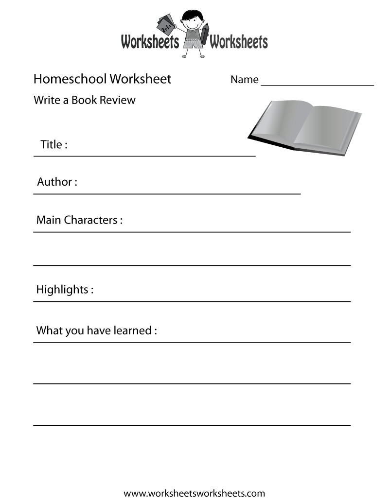 Homeschool English Worksheet Free Printable Educational Worksheet 