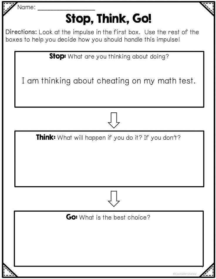 Impulse Control Worksheets For Adults Elcacerolazo