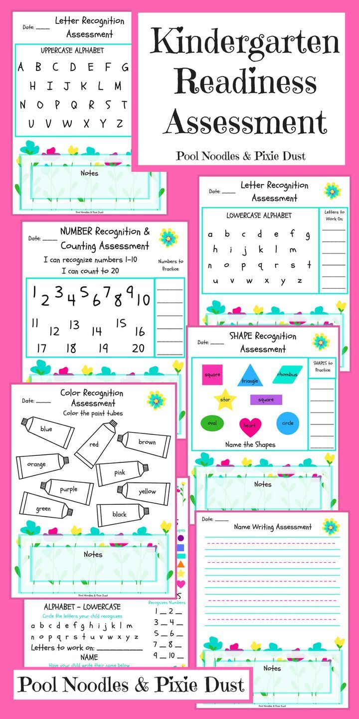 Kindergarten Readiness Assessment Kindergarten Readiness Assessment 