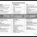 Kindergarten Readiness Checklist Teaching Mama