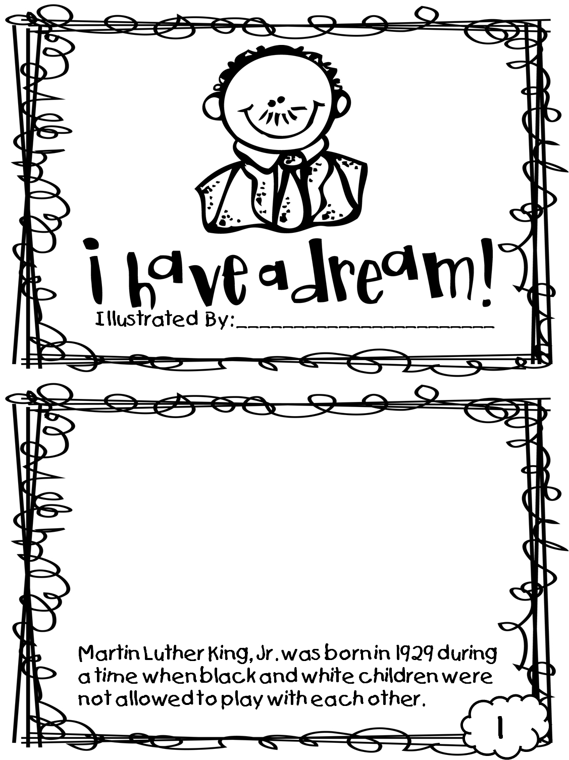 Martin Luther King Jr Coloring Pages And Worksheets Best Coloring 