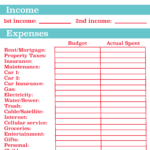 Monthly Budget Worksheet Free Printable Viva Veltoro