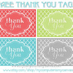 My Computer Is My Canvas FREEBIE PRINTABLE THANK YOU TAGS