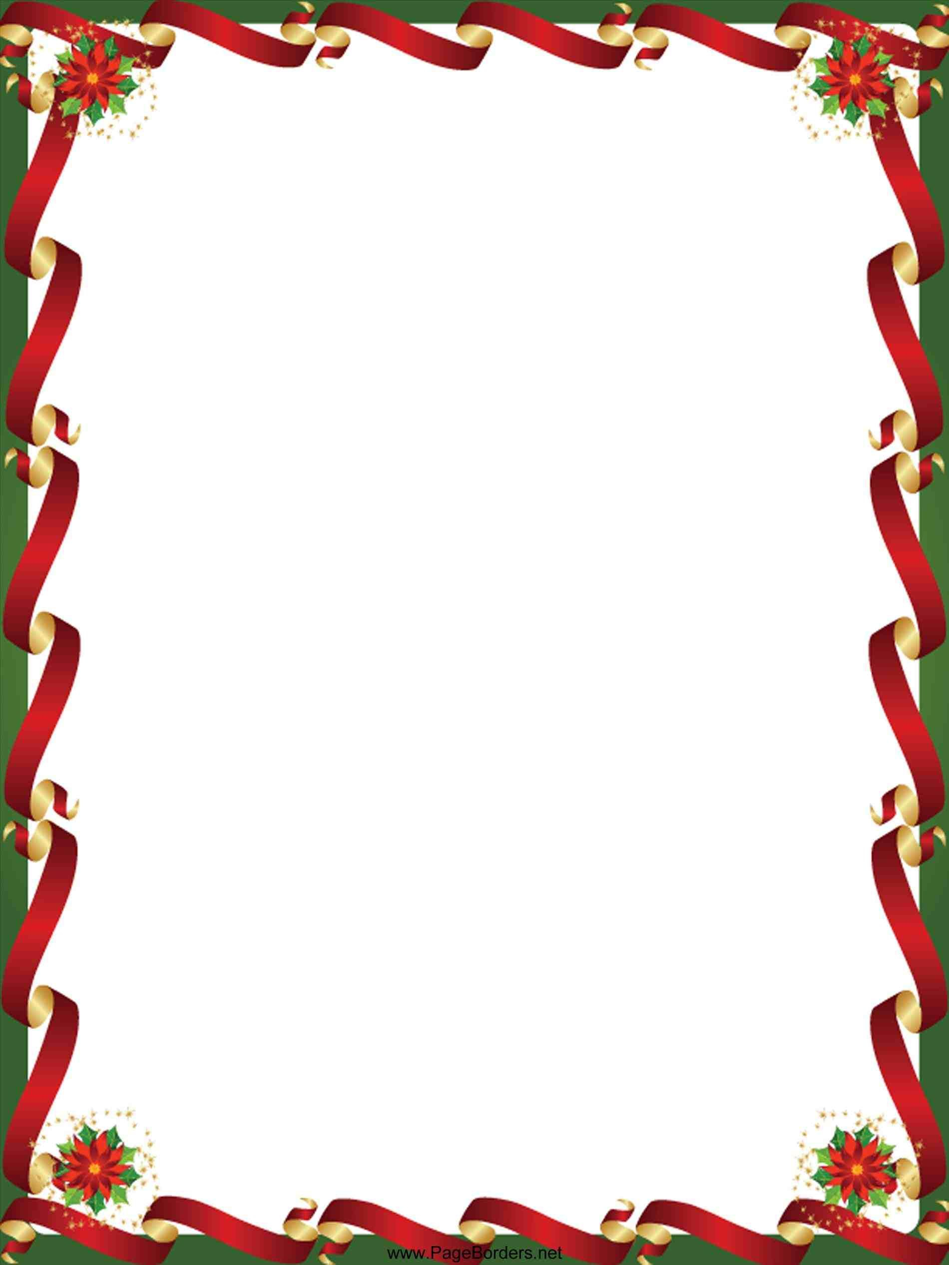 New Free Christmas Border Templates Download At Temasistemi 