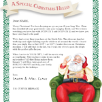North Pole Santa Letter Santa Letter Template Free Santa Letter