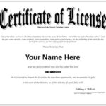 Pastor License Certificate Template Google Search Certificate