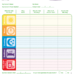 Personal Medication List Template La Care Download Printable PDF