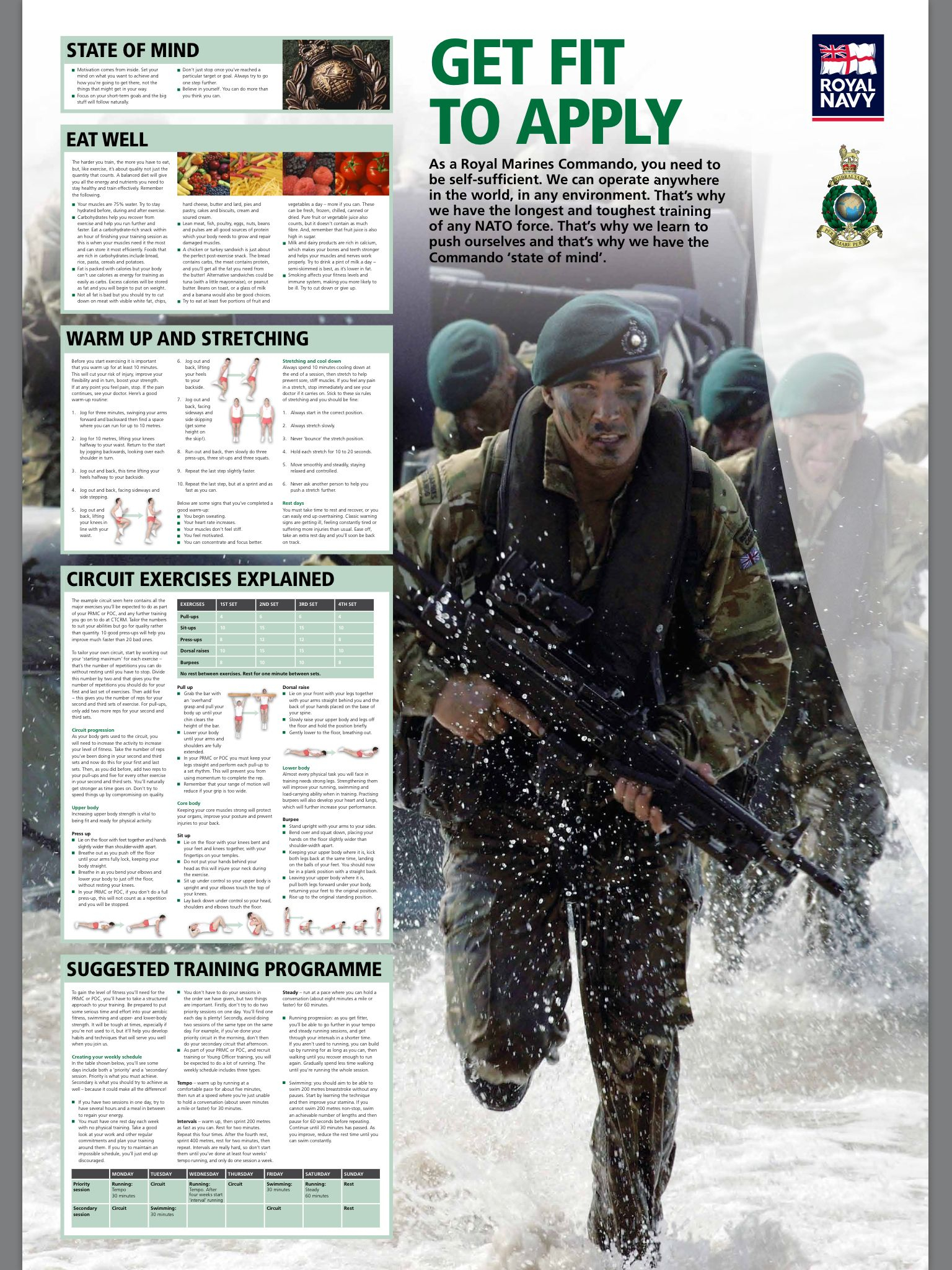 Pin By Audra Peterson On Arm Exercises Royal Marines Training Royal 