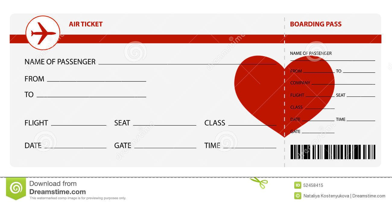 Pin By Erol Saif On Dream Place Ticket Template Free Ticket Template 