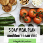 Pin On Lunch Ideas For College Students - Healthy Meal Plan Mediterranean Diet College Student