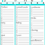 Pretty Cheap Living Grocery List Free Printables