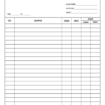 Printable Accounting Ledger Paper Template Free Bookkeeping Forms And