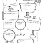 Printable All About Me Poster All About Me Template Tim s Printables