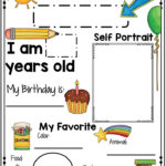 Printable All About Me Poster For A Preschool Theme Preschool