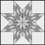 Resizing Your Scrappy Lone Star Lone Star Quilt Pattern Barn Quilt