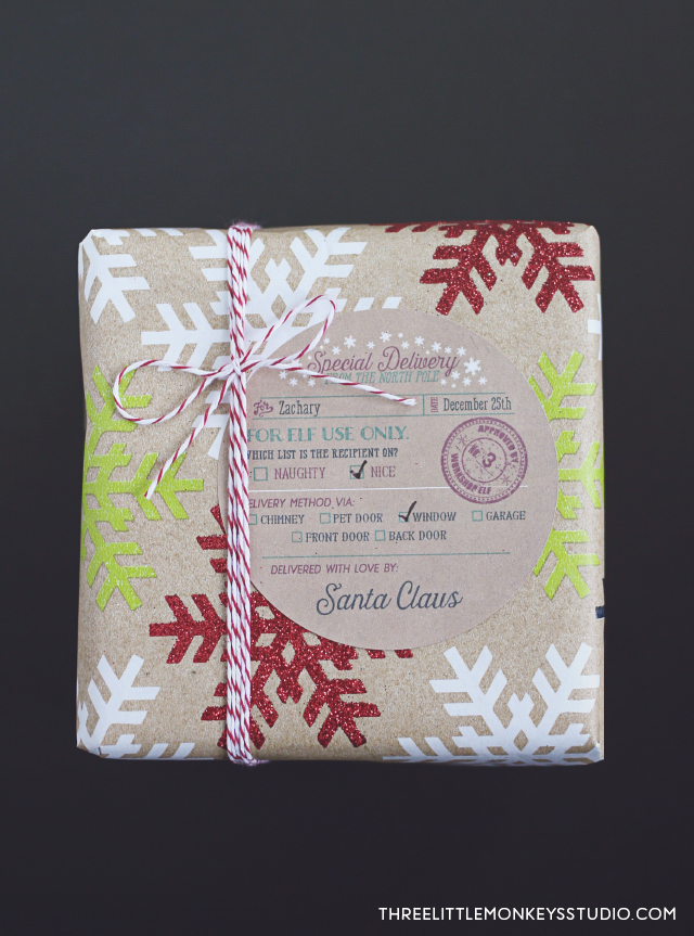 Santa s Special Delivery Gift Label Tags Worldlabel Blog
