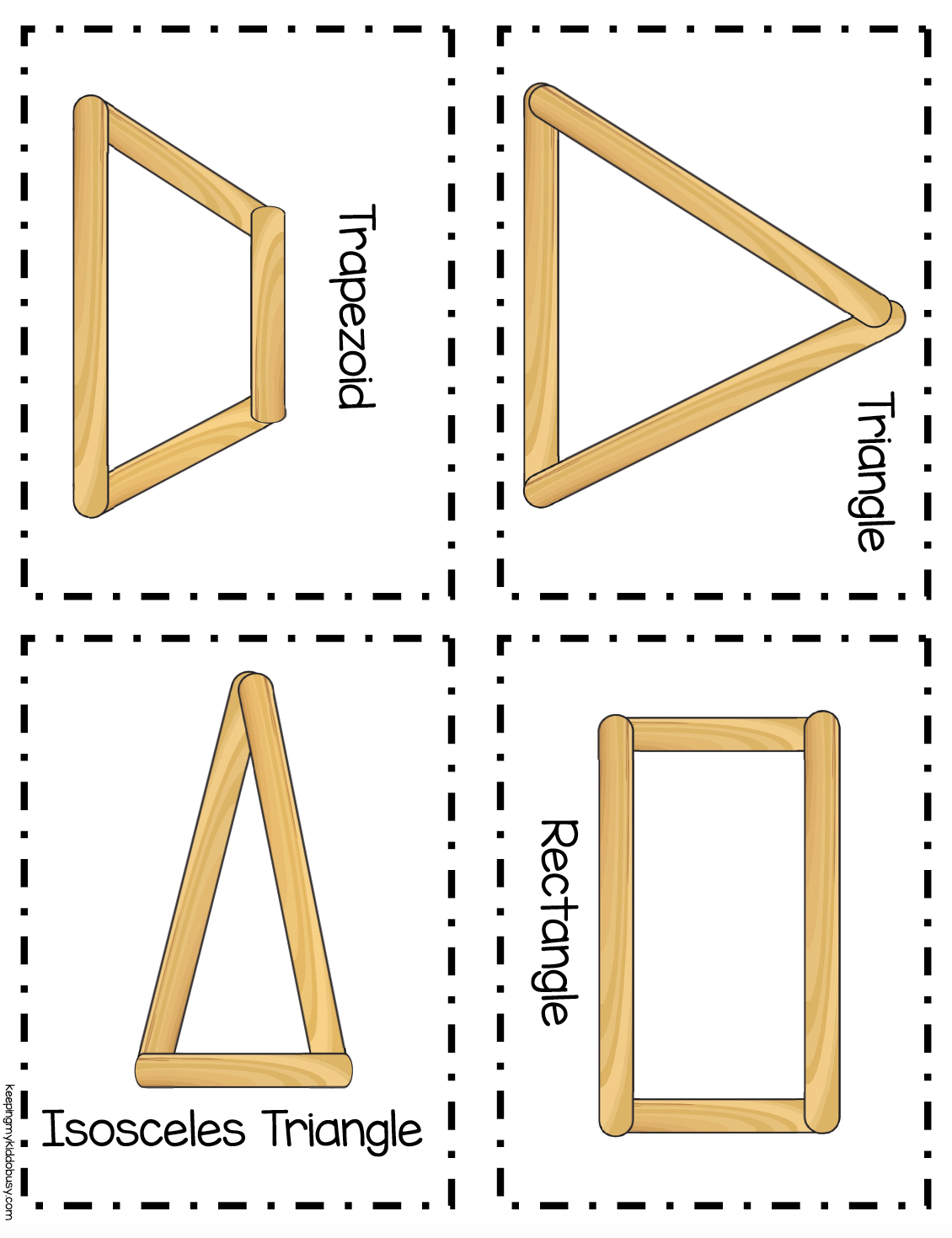 SHAPES Kindergarten Geometry Preschool And Pre k Math Center