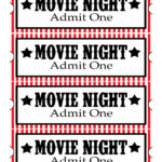 Sweet Daisy Designs Free Printables Home Movie Theatre Night