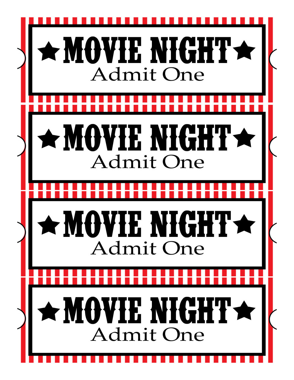 Sweet Daisy Designs Free Printables Home Movie Theatre Night