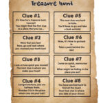 Treasure Hunt Clues Printable Picniq Blog