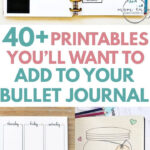 Unique FREE BULLET JOURNAL PDF PRINTABLES Collection Spreads Setup