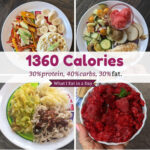 What I Eat In A Day 1360 Calories 40 30 30 Health Beet